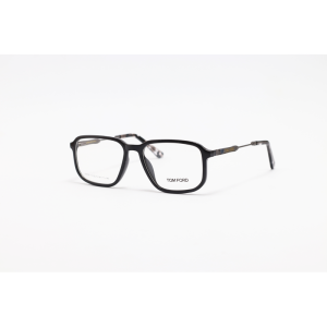 Tom Ford - 018 - Black - Acetate - Rectangle - Eyewear