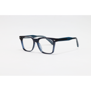 Moscot - 9809 - Blue Translucent - Acetate - Blue Cut - Rectangle - Eyewear