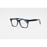 Moscot - 9809 - Blue Translucent - Acetate - Blue Cut - Rectangle - Eyewear