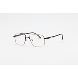 Carrera - 6322 - Golden Black - Metal - Rectangle - Double Bridge - Eyewear