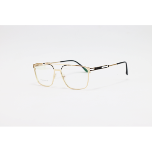 Carrera - 7702 - Golden Black - Metal - Rectangle - Double Bridge - Eyewear