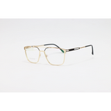 Carrera - 7702 - Golden Black - Metal - Rectangle - Double Bridge - Eyewear