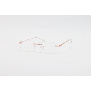 Silhouette - 23022 - Rose Gold - Metal - Blue Cut - Rimless - Eyewear