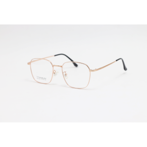 Metal - 6002 - Golden - Rectangle - Eyewear