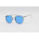Marc Jacobs - 0424 - Silver Blue - Metal - Double Bridge - Oval - Sunglasses