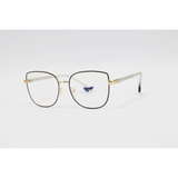 Miu Miu - 82025 - Golden Black - Metal - Blue Cut - Cat Eye - Eyewear