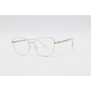 Miu Miu - 82025 - Golden White - Metal - Blue Cut - Cat Eye - Eyewear