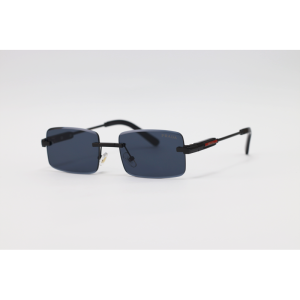Prada - 5G74 - Black - Metal - Rimless - Rectangle - Sunglasses