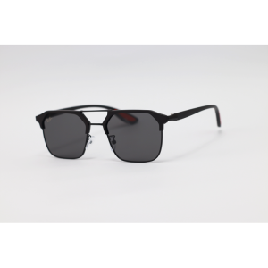 Ray Ban -  - Black - Metal - Acetate - Double Bridge - Rectangle - Sunglasses