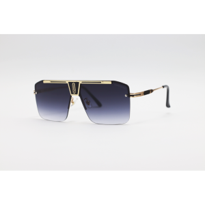 Carrera - 10076 - Golden Black Gradient - Rimless - Metal - Sunglasses